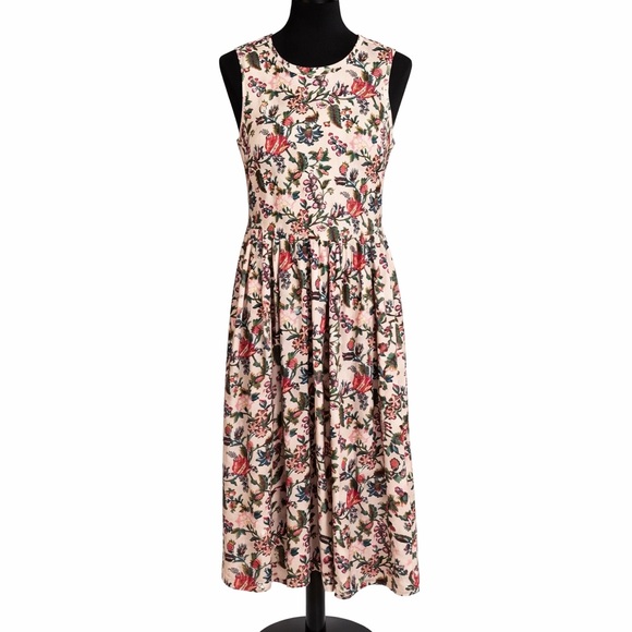 Madewell Sleeveless Garden Vine Floral Dress - Picture 2 of 10
